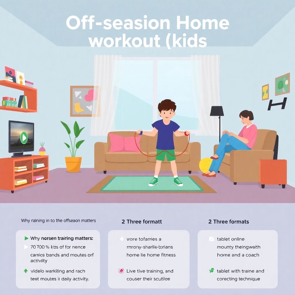 Домашние тренировки для ребенка в offseason: как организовать занятия дома