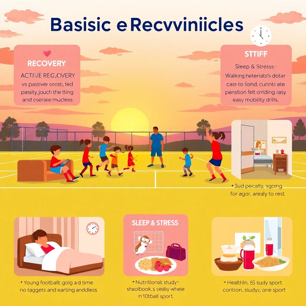 Основы восстановления после тренировок у юных футболистов для роста выносливости