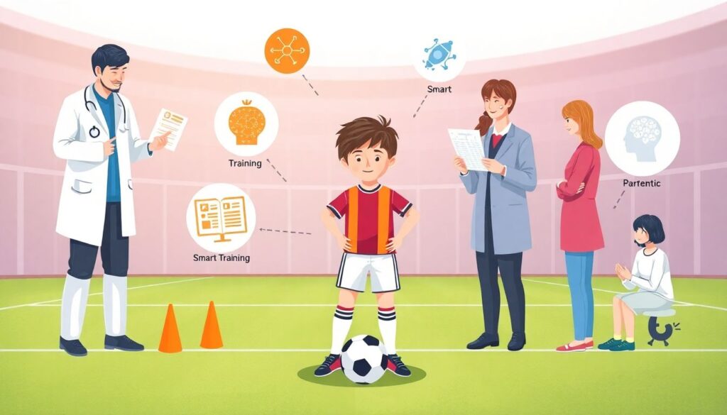 Как избежать перегруза и выгорания в детской футбольной карьере - иллюстрация