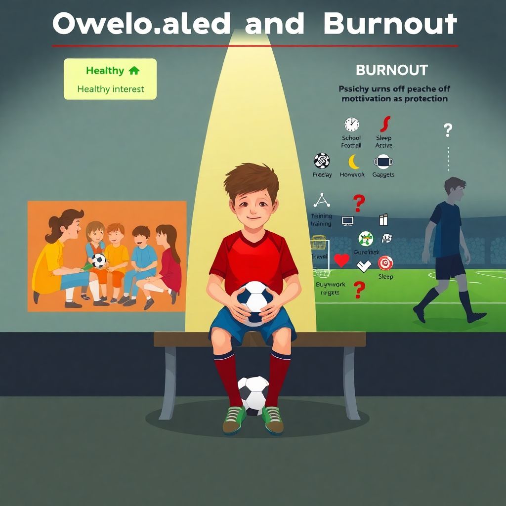 Перегруз и выгорание в детской футбольной карьере: как их избежать