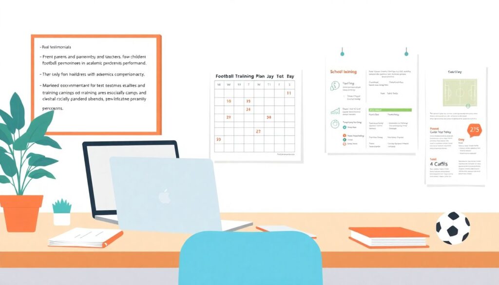 Влияние футбола на учебу ребенка: баланс времени - иллюстрация