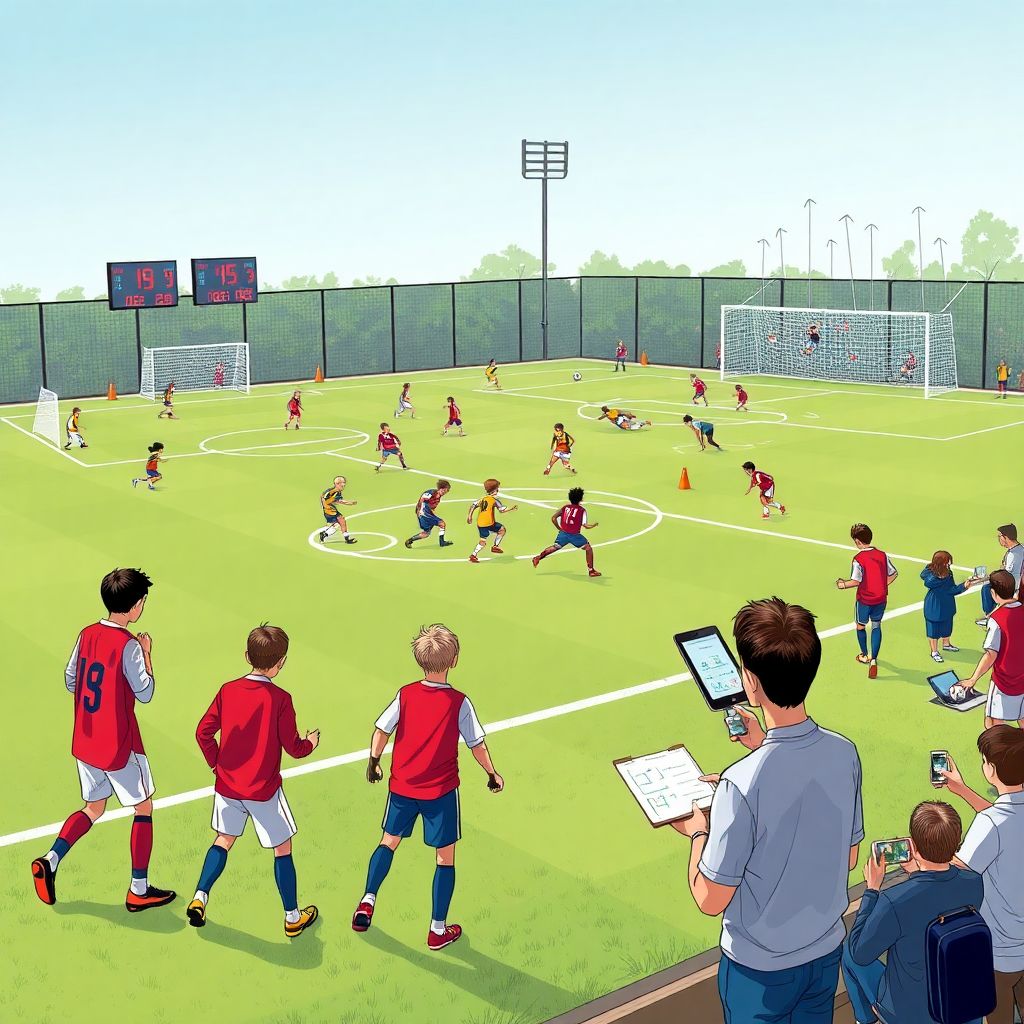 Контрольный матч в академии: как организовать игру для развития футболистов