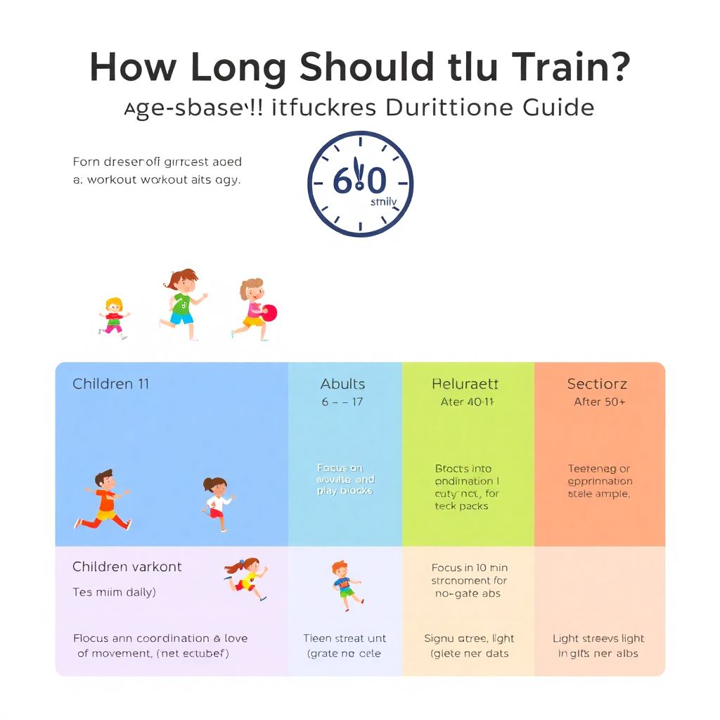 Длительность тренировок для разных возрастов: сколько и как долго заниматься