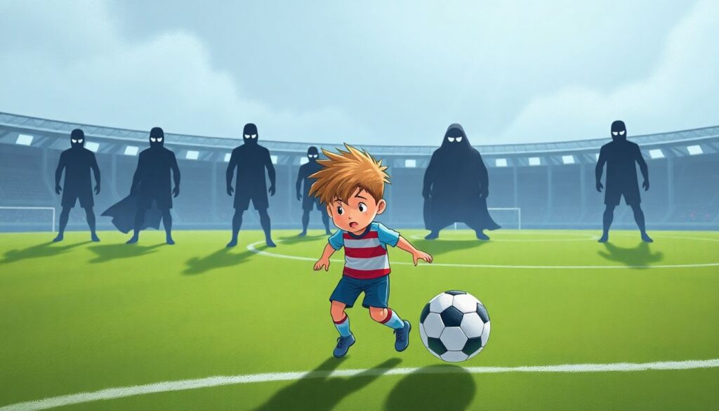 Психология юного футболиста: работа с сомнениями и страхами - иллюстрация