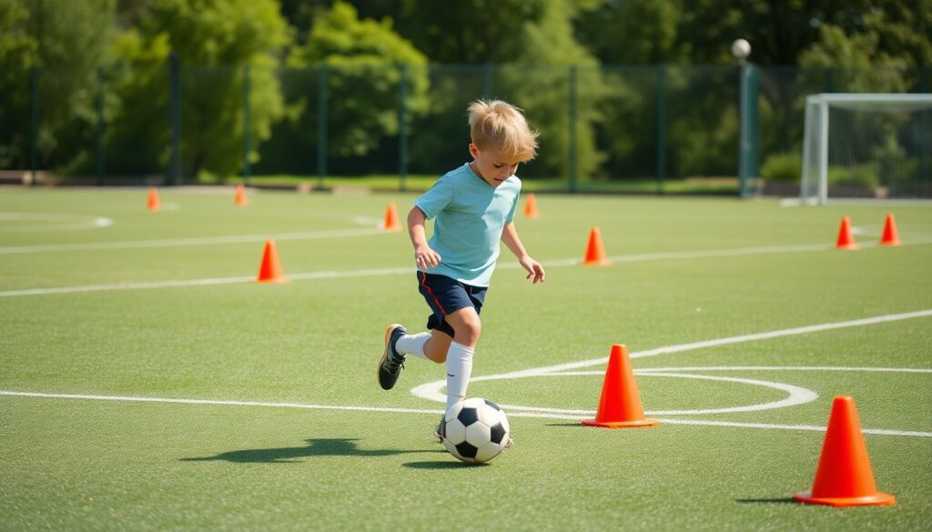 Как определить уровень подготовки ребенка в футбольной детской лиге - иллюстрация