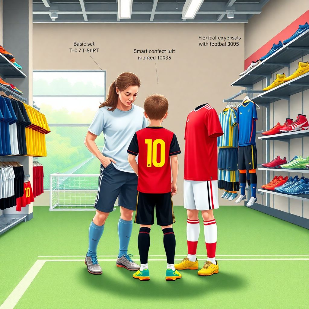 Ассортимент футбольной экипировки для детей: что нужно на старте тренировок