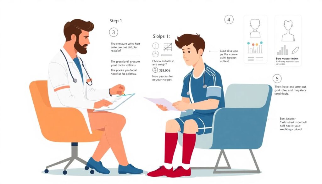 Необходимые медицинские проверки перед началом занятий футболом - иллюстрация