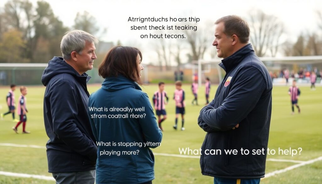 Как общаться с тренерами детской футбольной школы - иллюстрация
