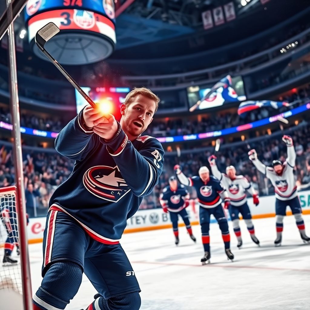 Русский герой ночи: Кирилл Марченко тащит Коламбус и пишет историю НХЛ