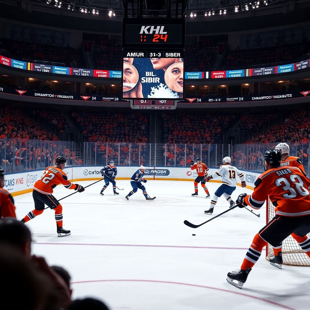 Амур отыгрался с 0:2, но уступил Сибири в овертайме 2:3 в матче КХЛ