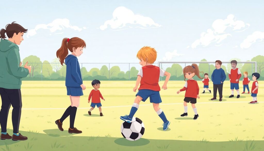 Этикет на футбольных тренировках для родителей - иллюстрация