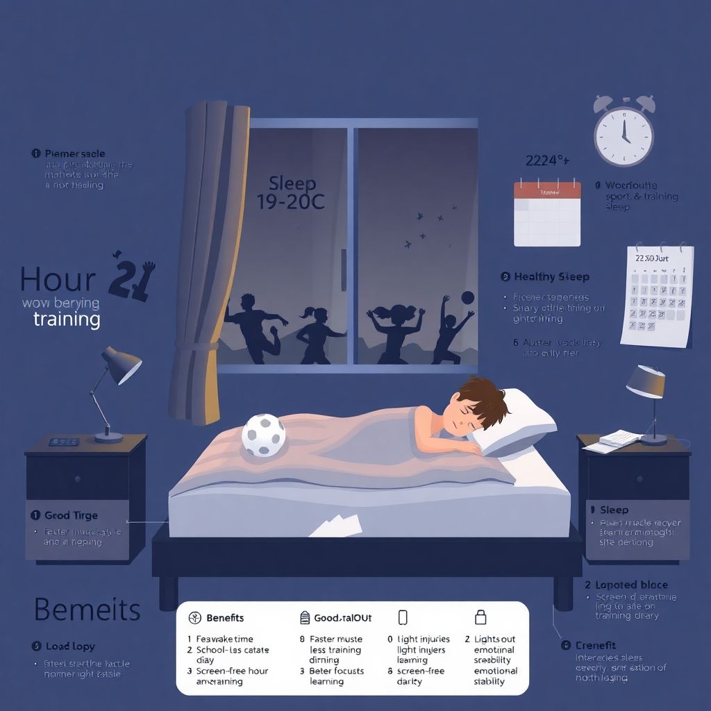 Как наладить здоровый режим сна юного футболиста для высоких достижений