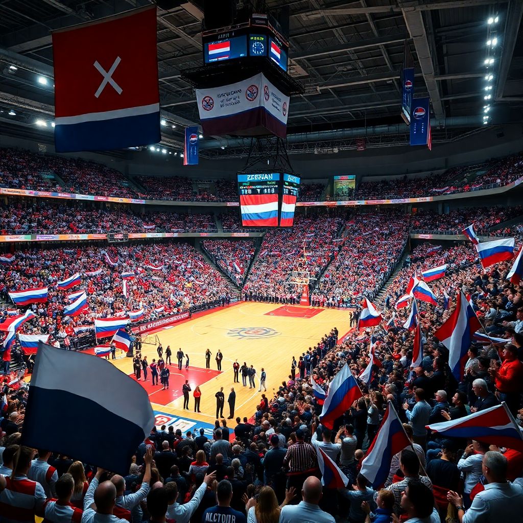 Стадион в Европе утонул в российских флагах: сербский ответ Прибалтике