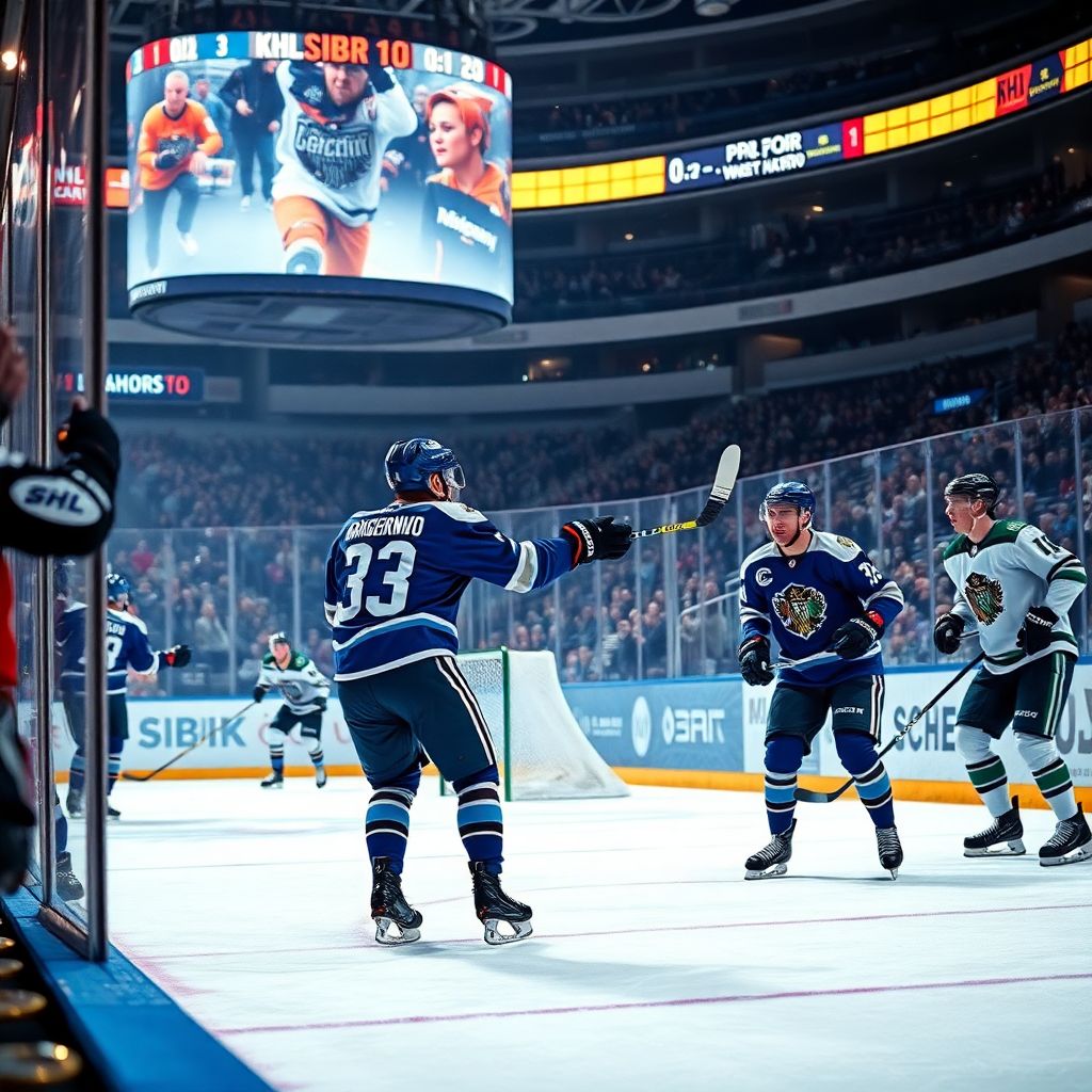 Гол и пас Григоренко принесли «Трактору» выездную победу над «Сибирью» в КХЛ