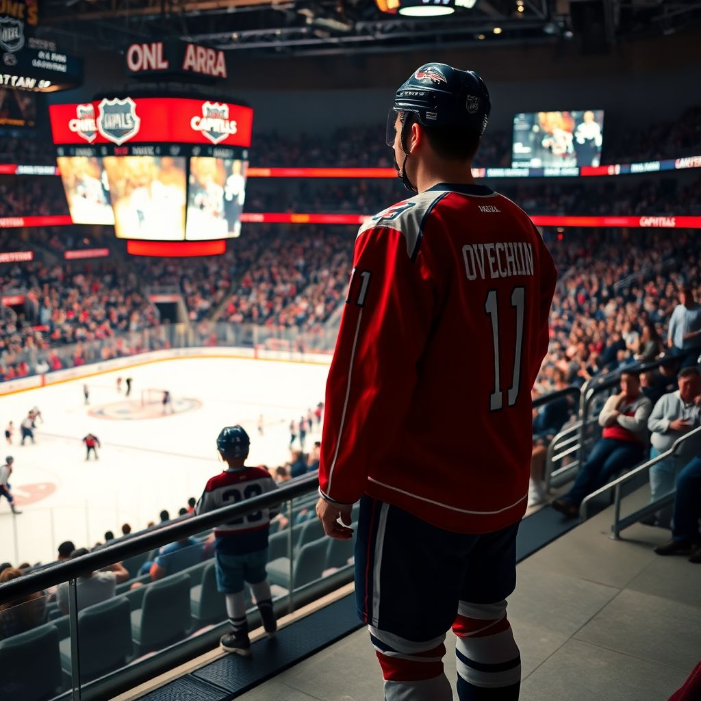 Овечкин выбрал сына вместо раздевалки: первая игра Овечкина‑младшего