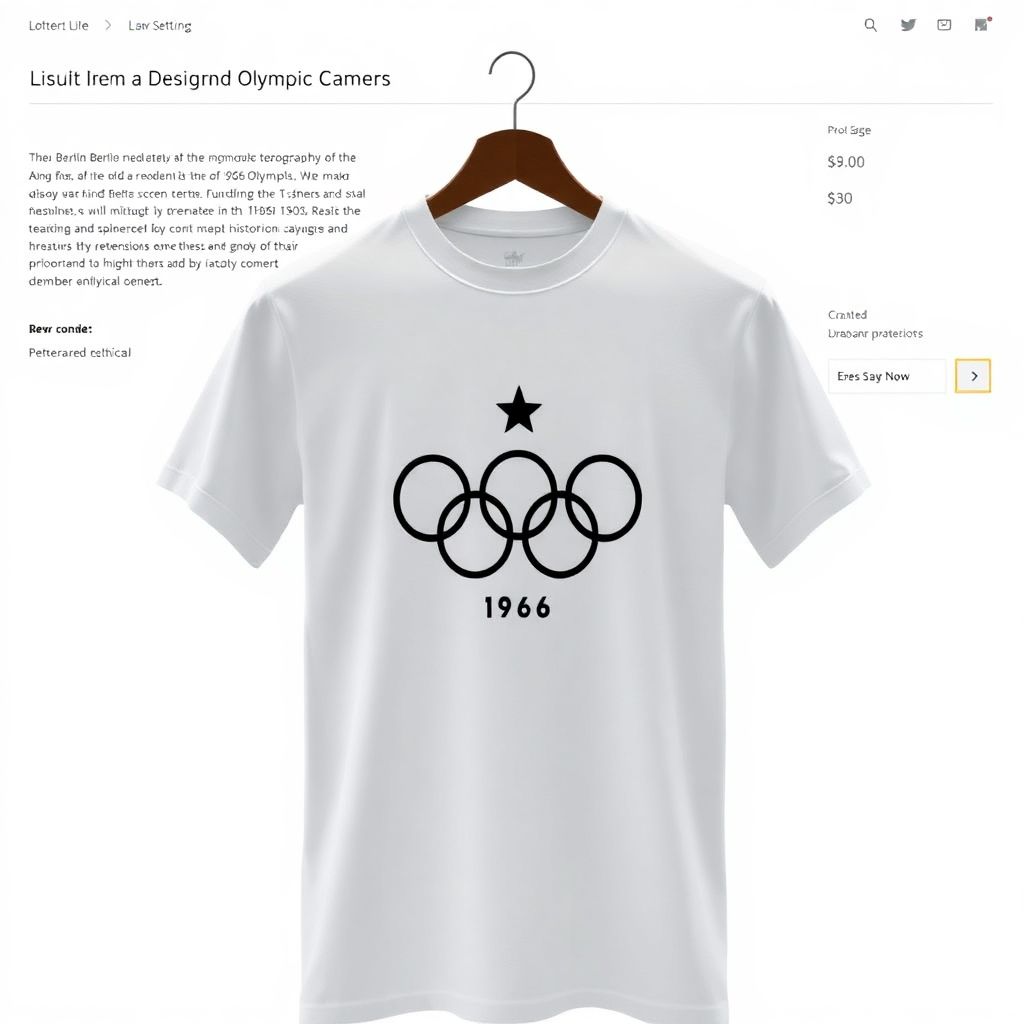 МОК объяснил продажу футболки с символикой Олимпиады 1936: защита бренда