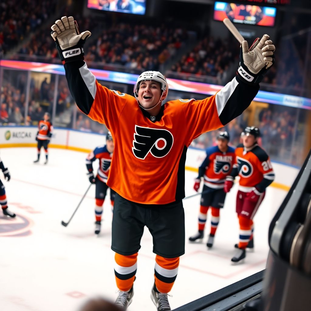 Матвей Мичков в НХЛ: хладнокровный нокаут «Рейнджерс» в Нью‑Йорке