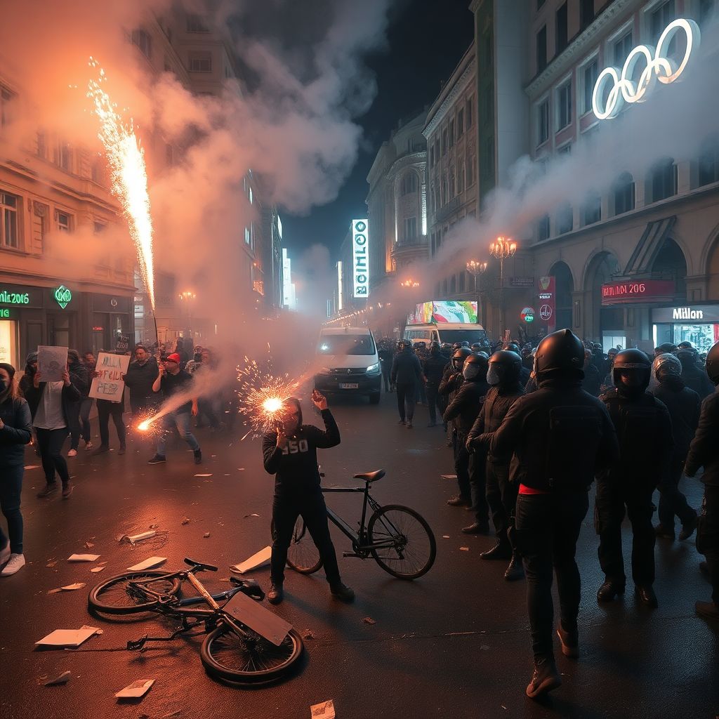 Олимпиада‑2026 в Милане: как праздник спорта обернулся уличными боями
