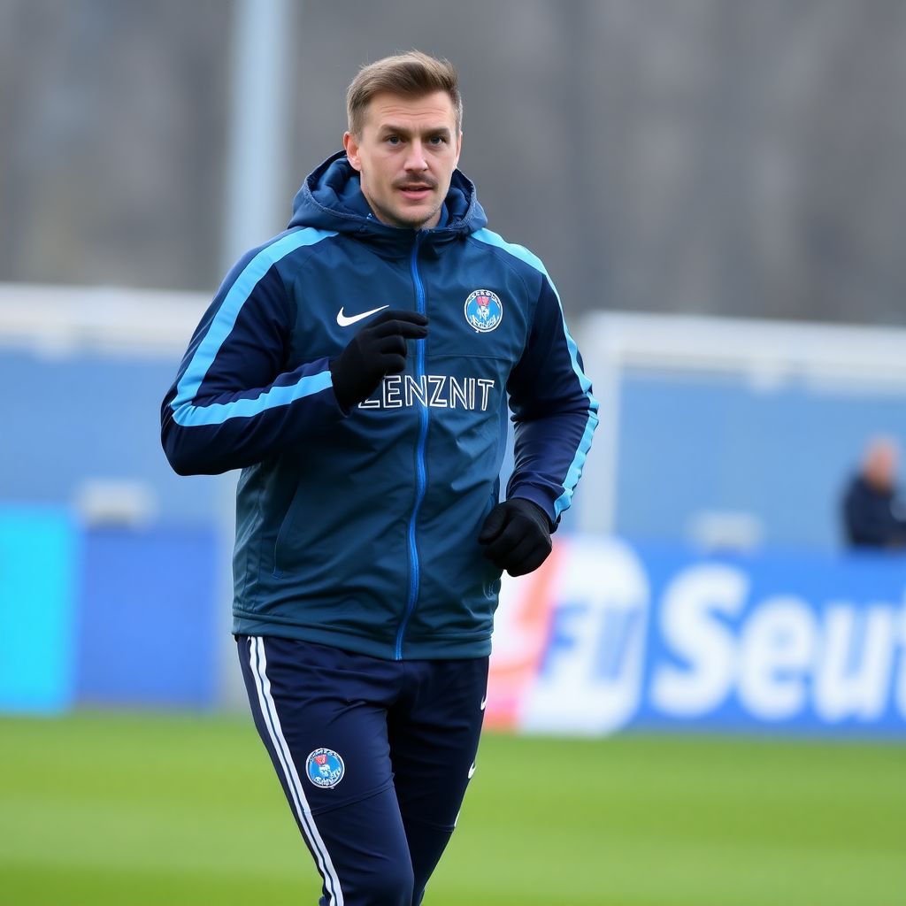 Искусственный газон и мороз: Максим Глушенков о матче Зенита с Оренбургом