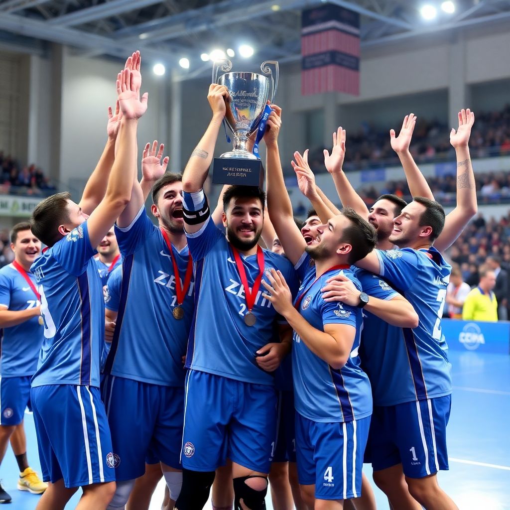 Медведев о сезоне гандбольного Зенита: команда стала первой несмотря на потери