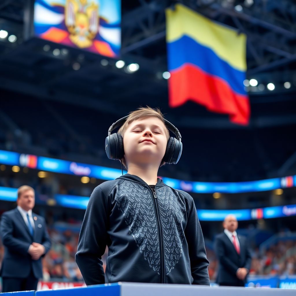 Песков осудил украинских спортсменов за демонстративный протест против флага России